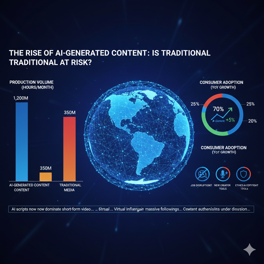 The Rise of AI-Generated Content: Is Traditional Media at Risk?
