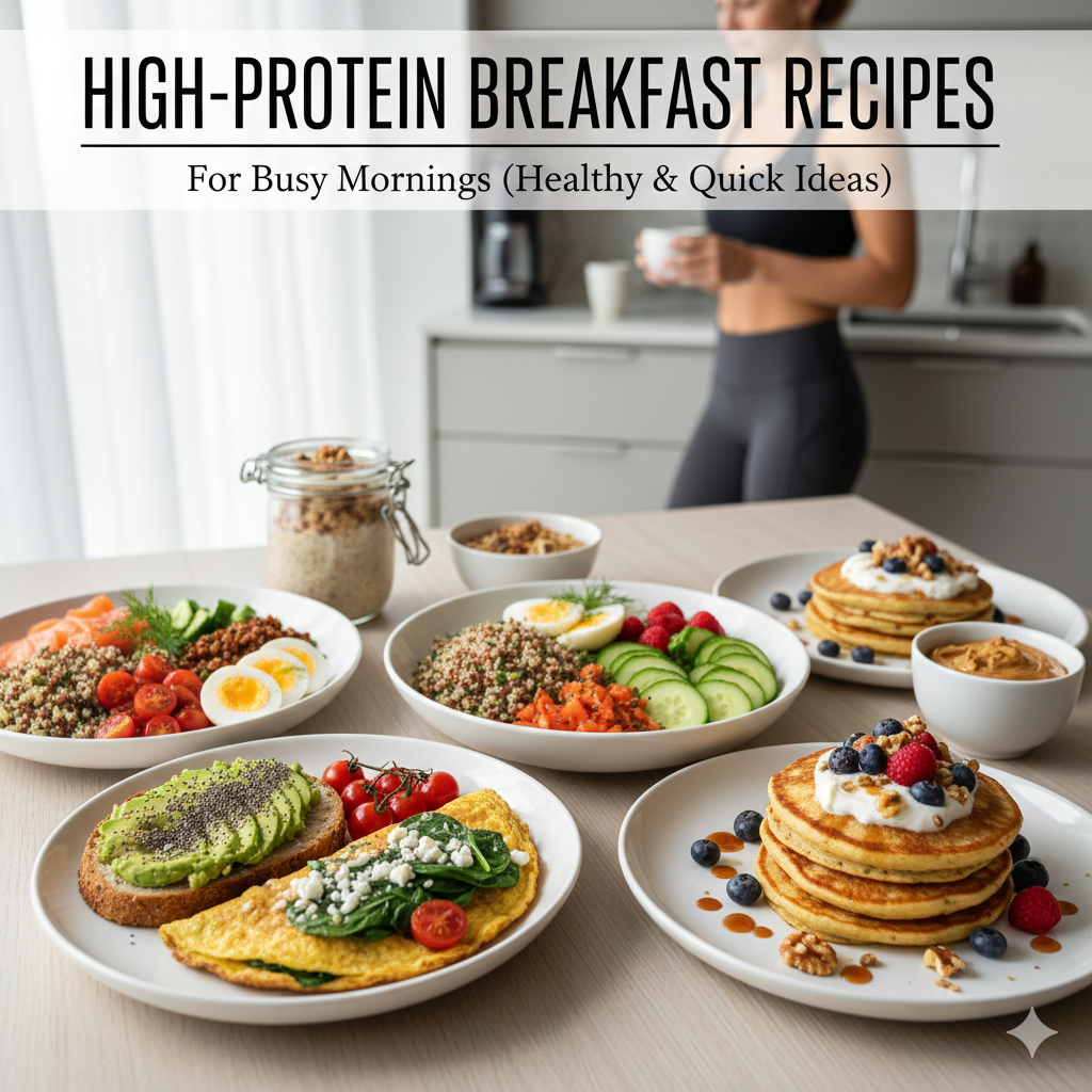 High-Protein Breakfast Recipes for Busy Mornings (Healthy & Quick Ideas)
