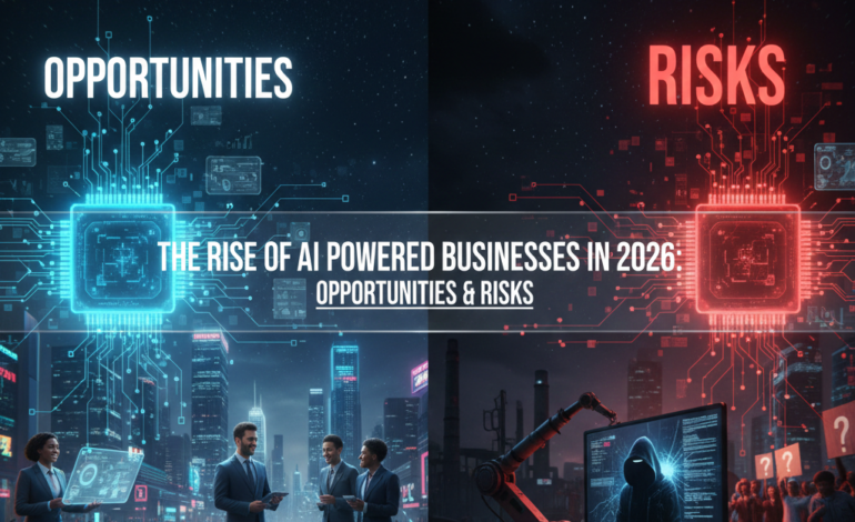 The Rise of AI-Powered Businesses in 2026: Opportunities & Risks