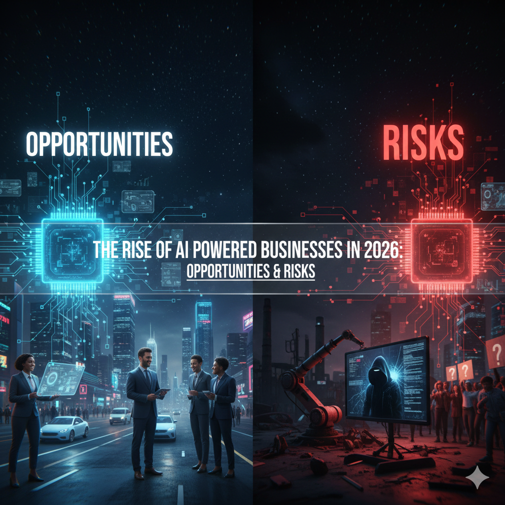 The Rise of AI-Powered Businesses in 2026: Opportunities & Risks