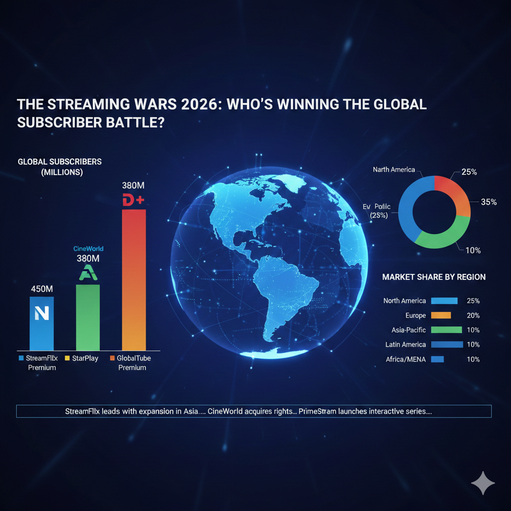 The Streaming Wars 2026: Who’s Winning the Global Subscriber Battle?